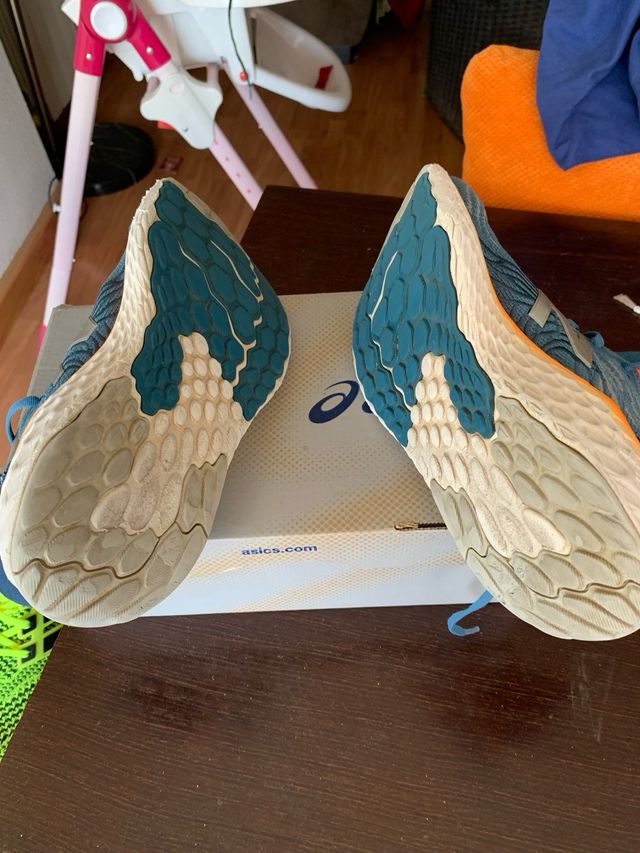 Zapatillas New Balance Hombre 1080 Azul/Naranja