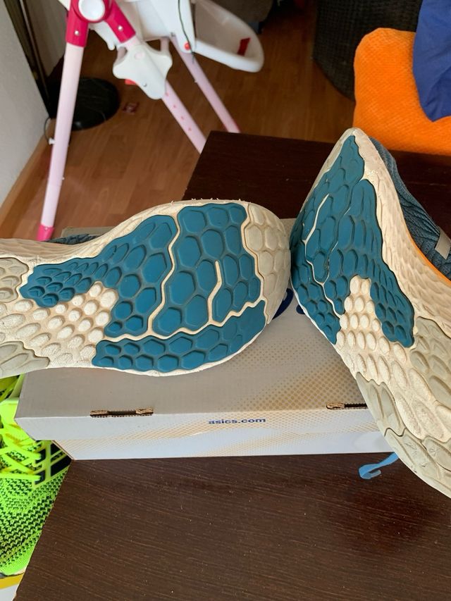 Zapatillas New Balance Hombre 1080 Azul/Naranja