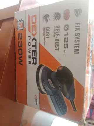Lijadora Dexter 230W 125mm