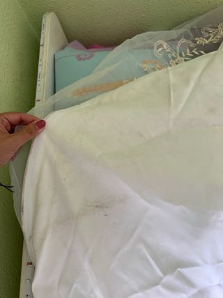 Vestido de Novia Blanco y Dorado