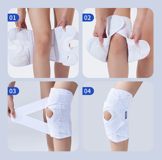 Rodillera envolvente ortopédica Talla XXL negra