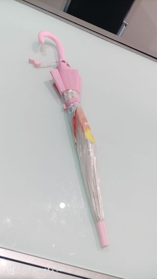 Paraguas infantil rosa