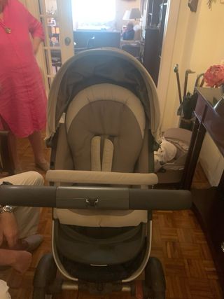 Carro STOKKE: estructura,capazo,silla paseo, funda