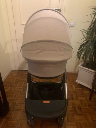 Carro STOKKE: estructura,capazo,silla paseo, funda