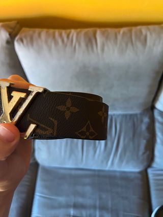 Confezione da 2 cinture Louis Vuitton marrone/oro