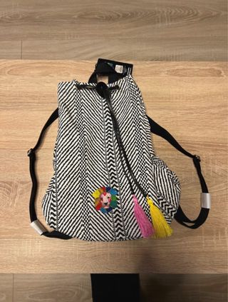 Mochila TopModel Negra Multicolor