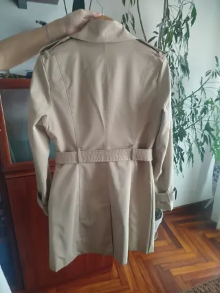 Gabardina beige mujer Talla como una L