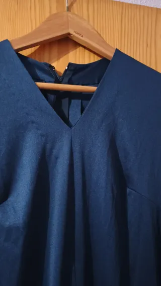 Vestido azul hecho a medida