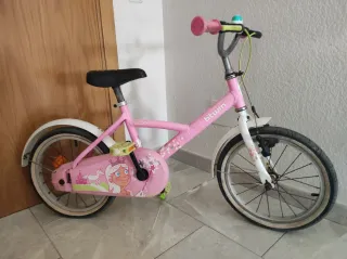 Bicicleta infantil rosa Btwin