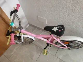 Bicicleta infantil rosa Btwin