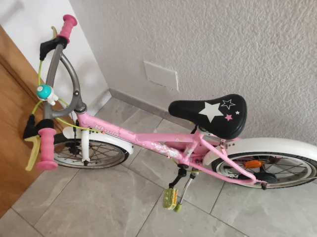 Bicicleta infantil rosa Btwin