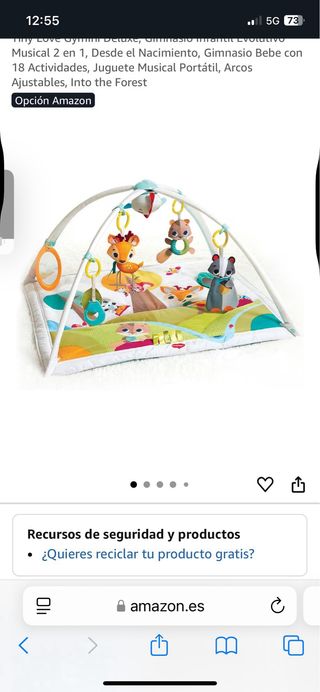 Gimnasio Bebé Tiny Love Gymini Deluxe