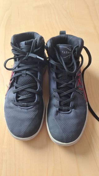 Zapatillas Baloncesto Tarmak T41 Negro/Rojo