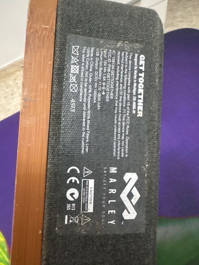 Altavoz Marley Together