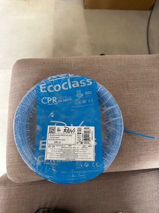 Cable Ecoclass H07Z1-K (AS) Azul 100m