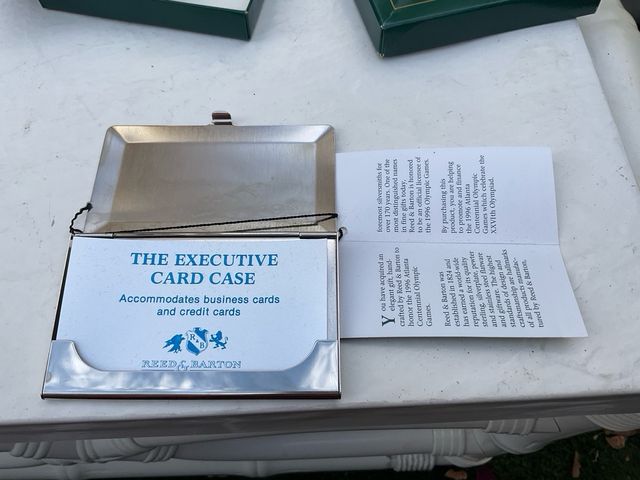 Portatarjetas Reed & Barton Plata Atlanta 96