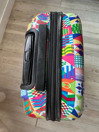 Maleta  cabina viaje multicolor Paco Martínez 
