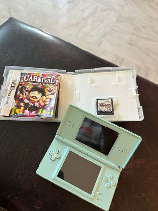 Nintendo DS Lite Verde + Juego Carnival