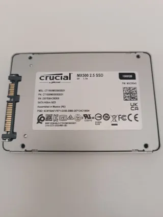 Disco SSD Crucial MX500 1TB