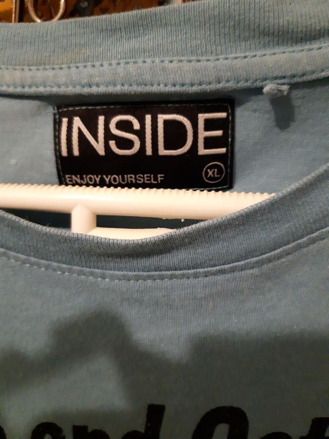 Camiseta INSIDE manga larga estampada