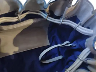 Bolso de piel Lupo Beige y detalles animales print