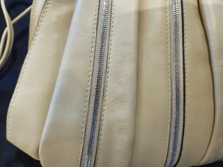 Bolso de piel Lupo Beige y detalles animales print