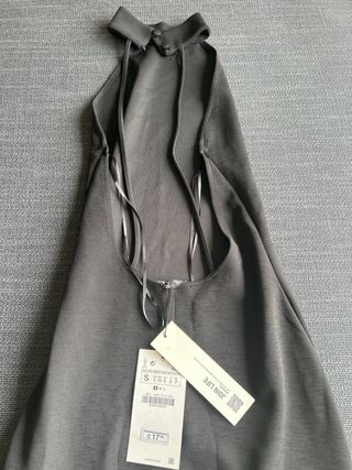 Vestido elegante negro talla S