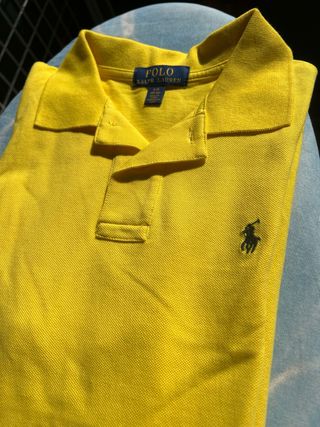 Polo Ralph Lauren Amarillo Talla 14-16 niños