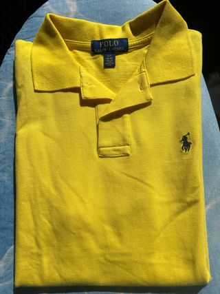 Polo Ralph Lauren Amarillo Talla 14-16 niños