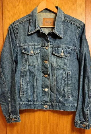 Chaqueta Denim Vaquera de Zara clásica talla M