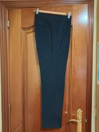 Pantalón Etro Raya Azul Mujer