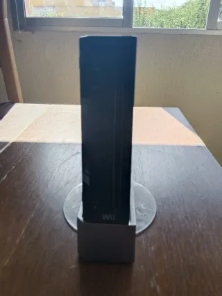 Nintendo Wii Negra con Mando y Juegos