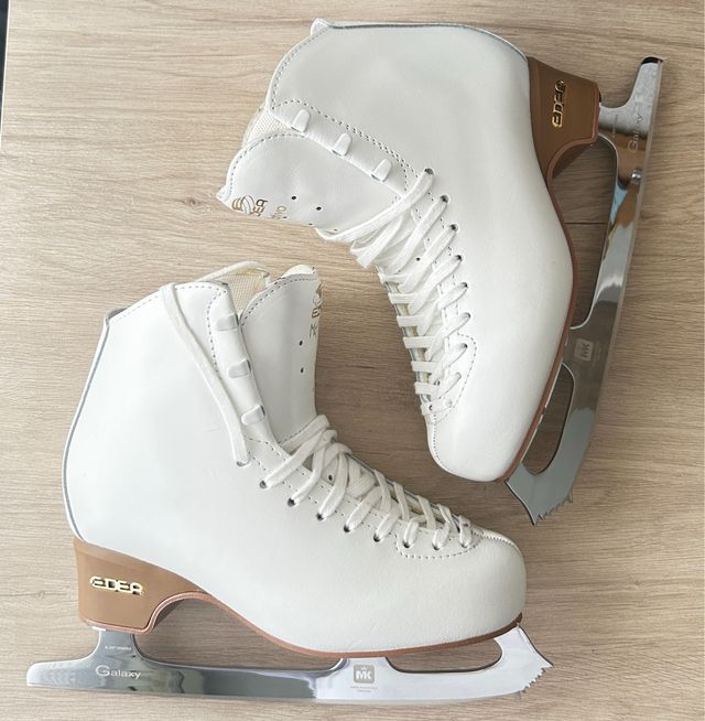 Patines Hielo Edea Motivo Blancos