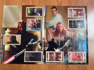 Álbum Cromos Star Wars Episodio I
