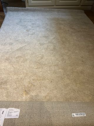 Alfombra Beige y Marrón Poliéster