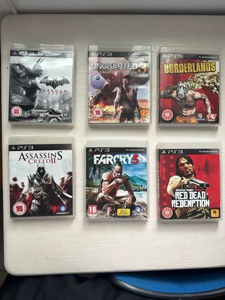 PS3 Juegos: Batman, Uncharted 3, Borderlands, AC I
