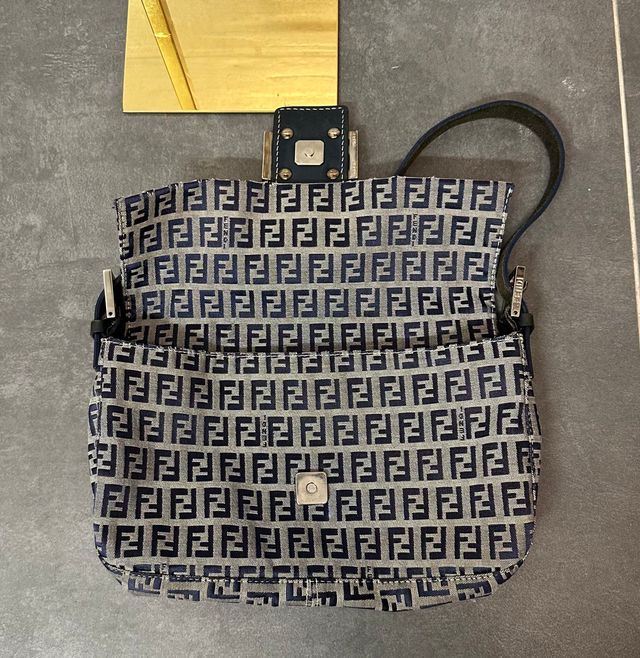 Borsa Fendi beige e nera