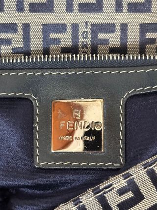Borsa Fendi beige e nera