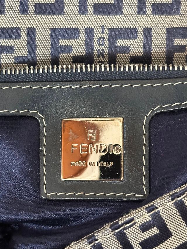 Borsa Fendi beige e nera
