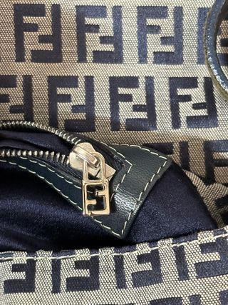 Borsa Fendi beige e nera