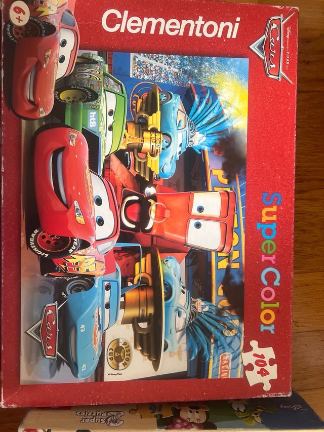 Lote Puzzles Doraemon, Cars, Mickey Mouse