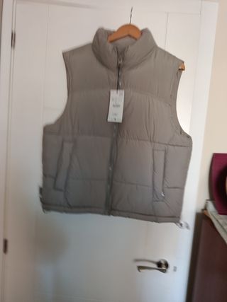 Chaleco Zara Beige Nuevo