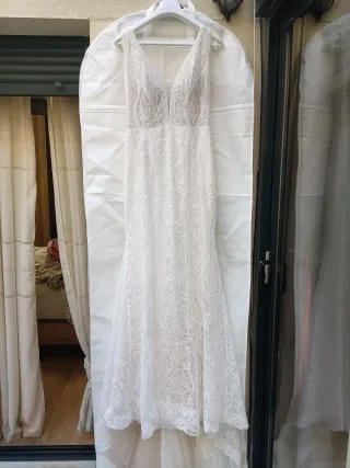 Vestido de Novia Rosa Clará Blanco