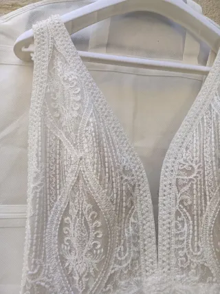 Vestido de Novia Rosa Clará Blanco