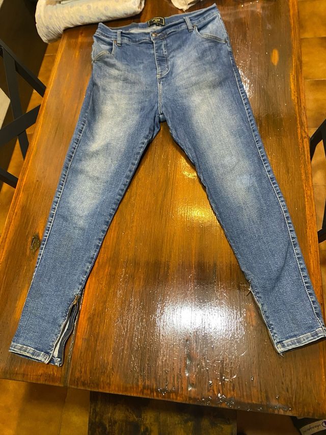 Pantalones Sik Silk Talla M con Cremallera