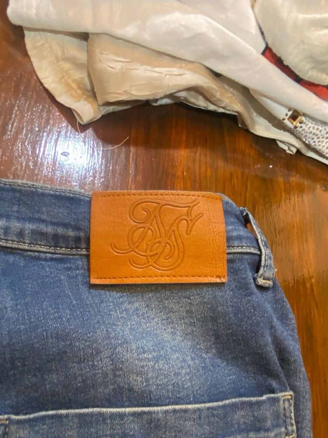 Pantalones Sik Silk Talla M con Cremallera