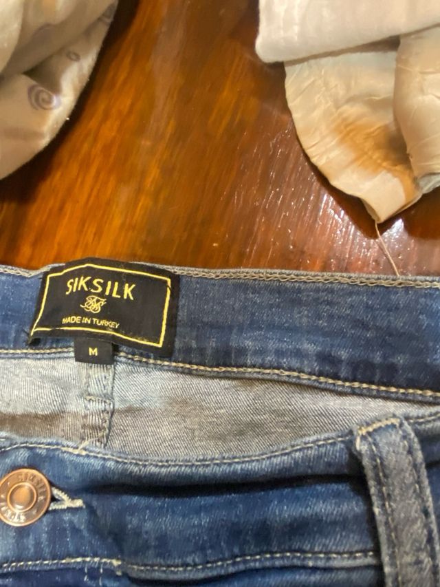 Pantalones Sik Silk Talla M con Cremallera