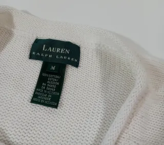 Jersey Lauren Ralph Lauren Blanco Talla M