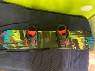 Tabla Snowboard Rossignol T120cm + Fijaciones