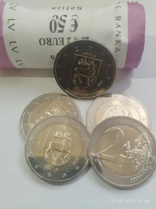 Moneda 2€ Letonia Sēlija 2025